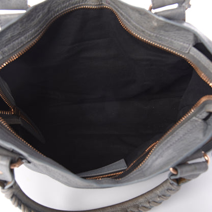 Balenciaga Agneau Giant 21 Silver Hardware City Ardoise 4 of 7