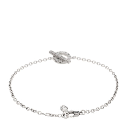 Hermes 18K White Gold Diamond Finesse Bracelet ST 2 of 4