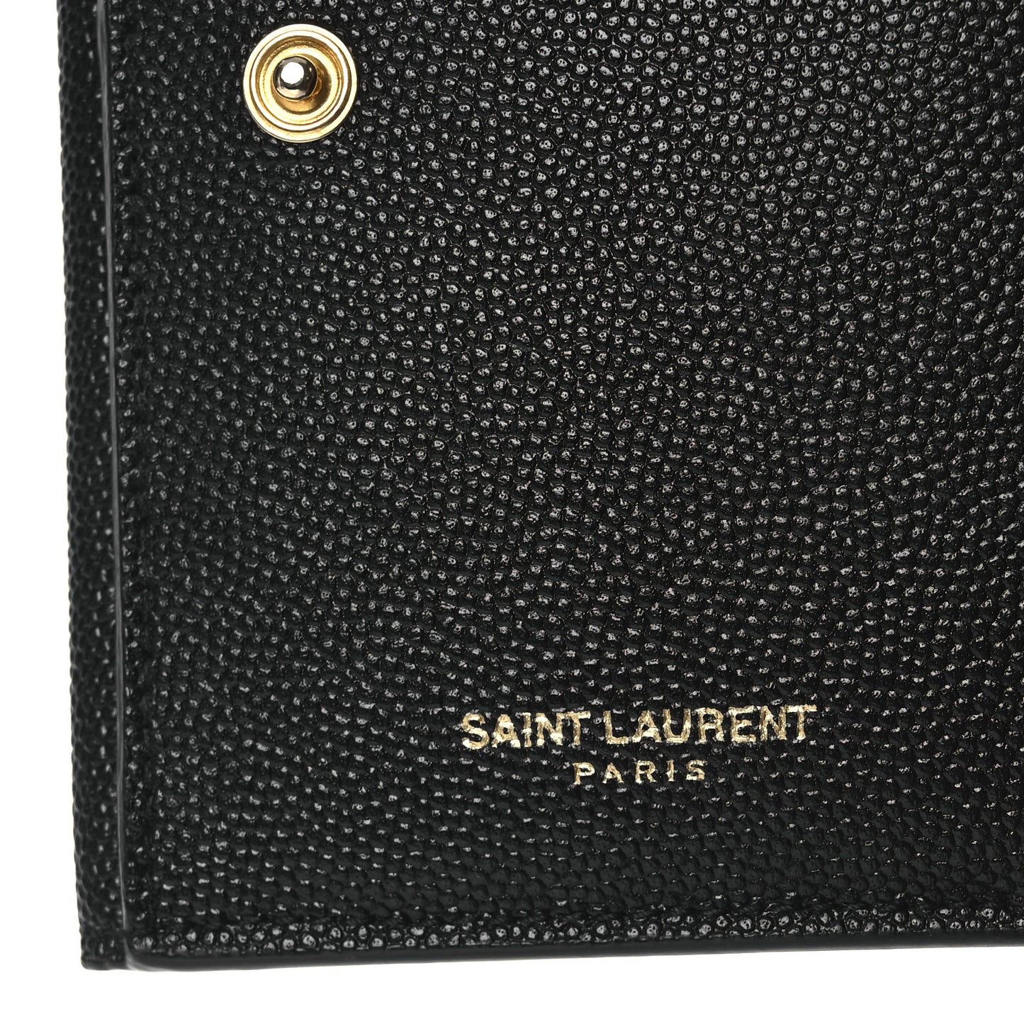 Grain De Poudre Monogram Bi-Fold Wallet Black