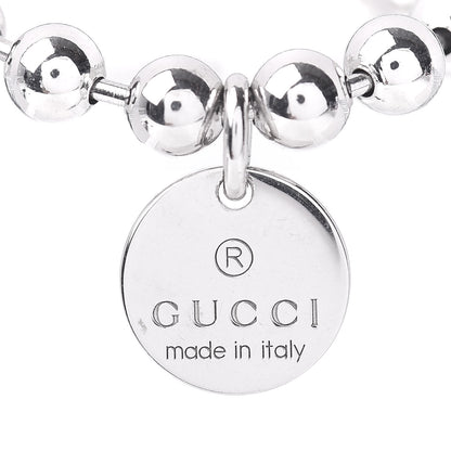 Gucci Sterling Silver Boule Five Charm Bracelet 4 of 4