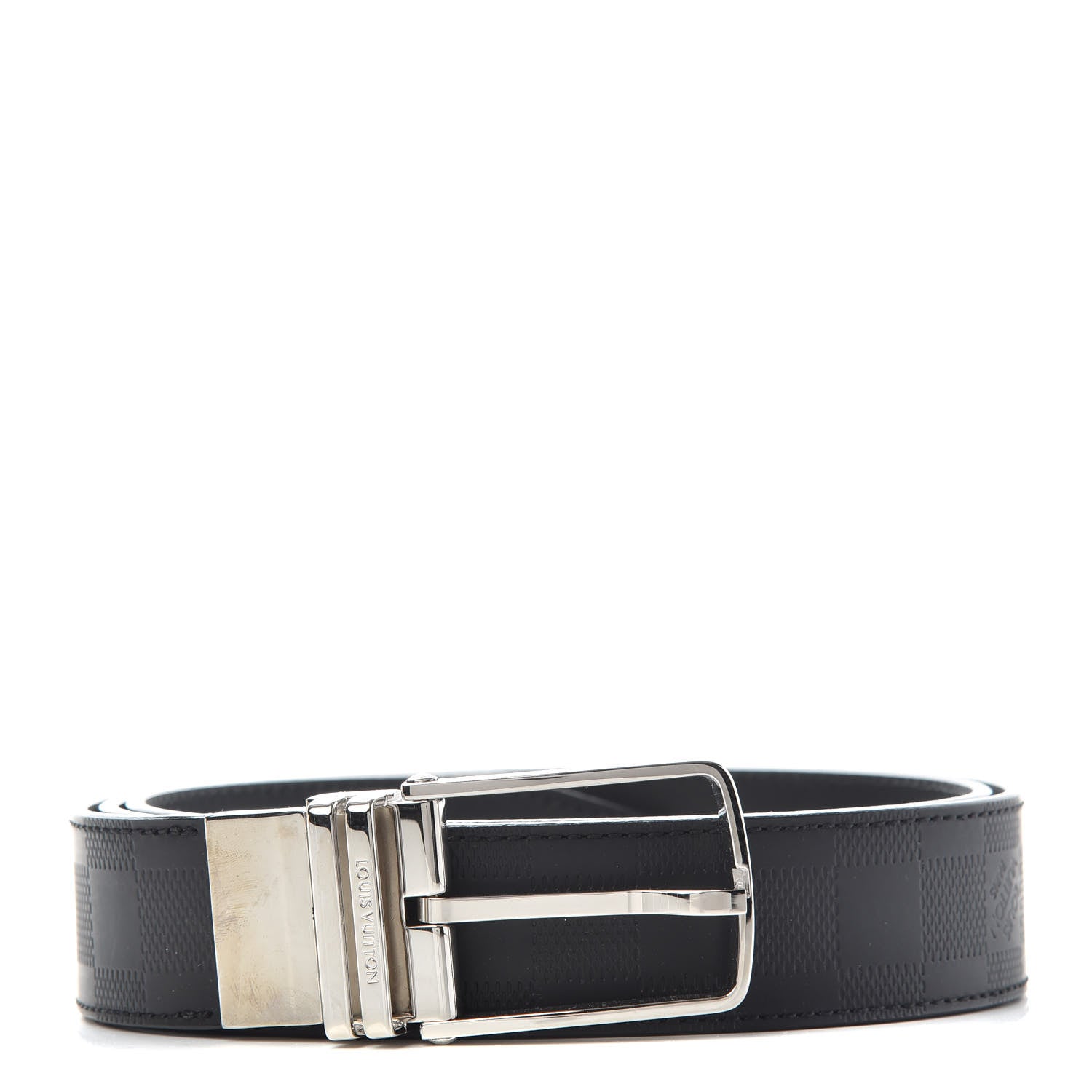 Louis Vuitton Damier Infini Calfskin 35mm Belt 100 40 Black 1 of 5