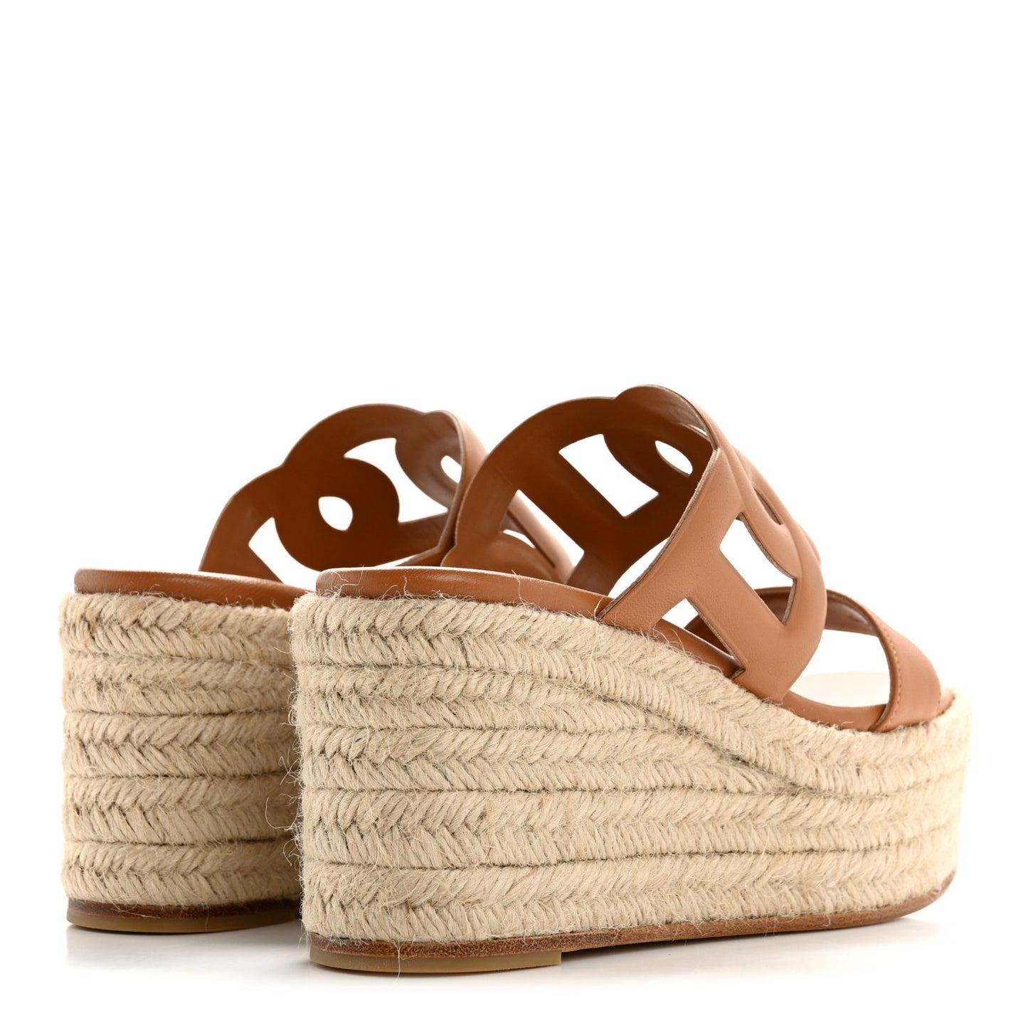 Nappa Ithea Espadrille Wedge Sandals 35 Naturel