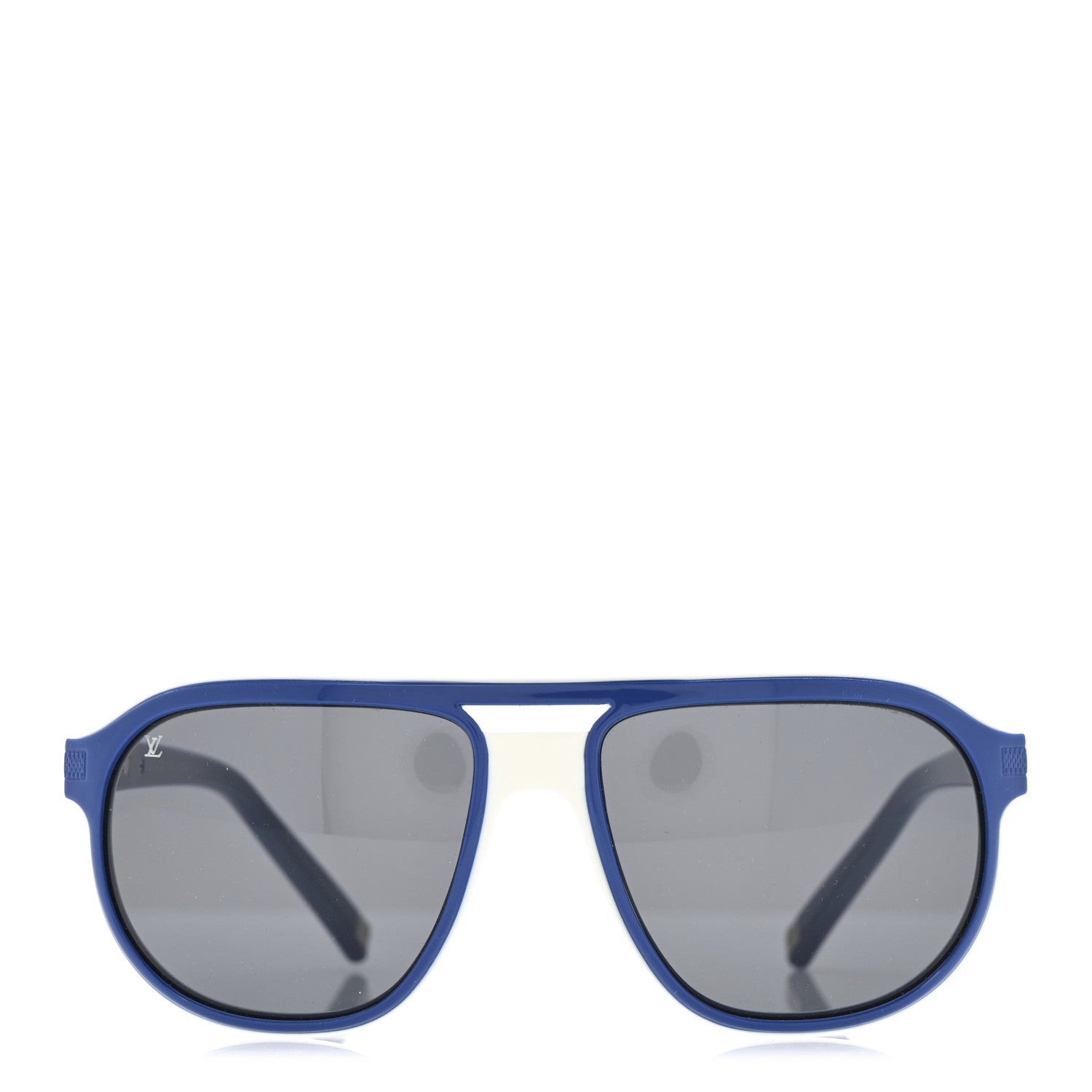 Louis Vuitton Audace Sunglasses Blue White Z0437W 2 of 8
