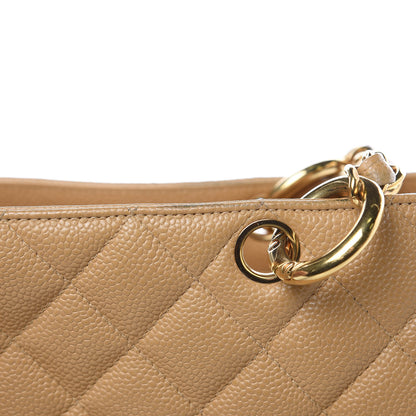 Chanel Caviar Quilted Petit Timeless Tote PTT Beige 13 of 17