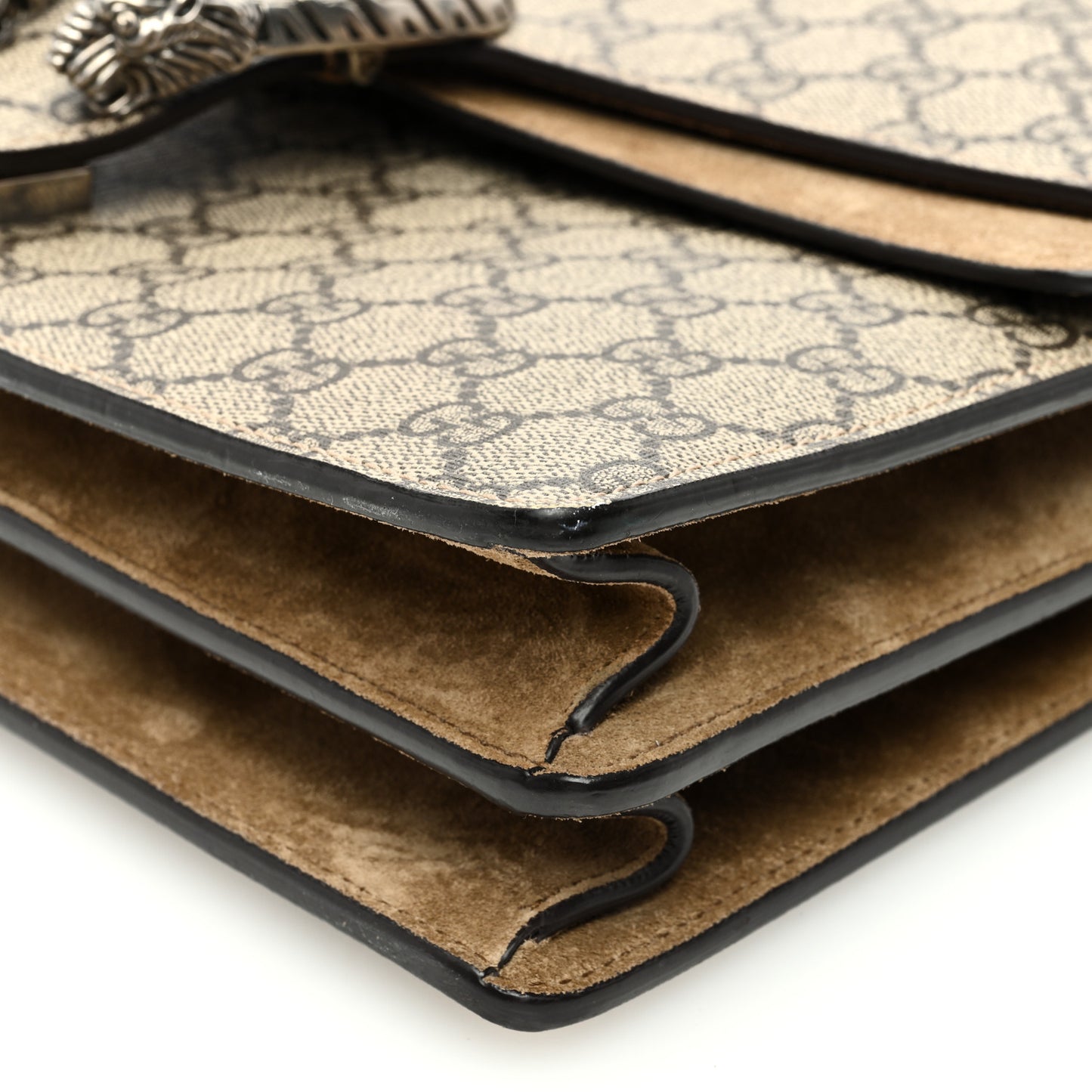 GG Supreme Monogram Medium Dionysus Shoulder Bag Taupe