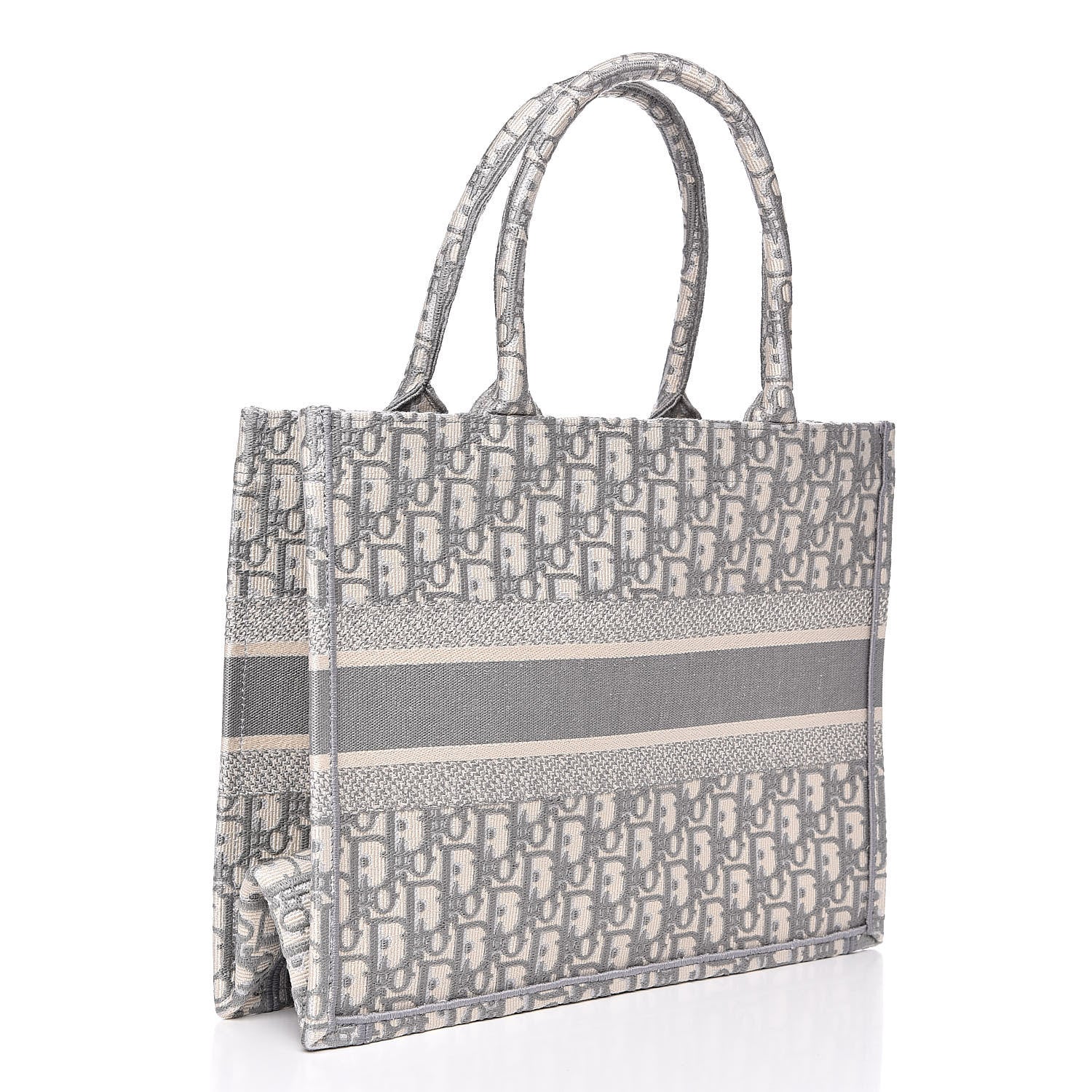 Christian Dior Oblique Medium Book Tote Grey 3 of 10
