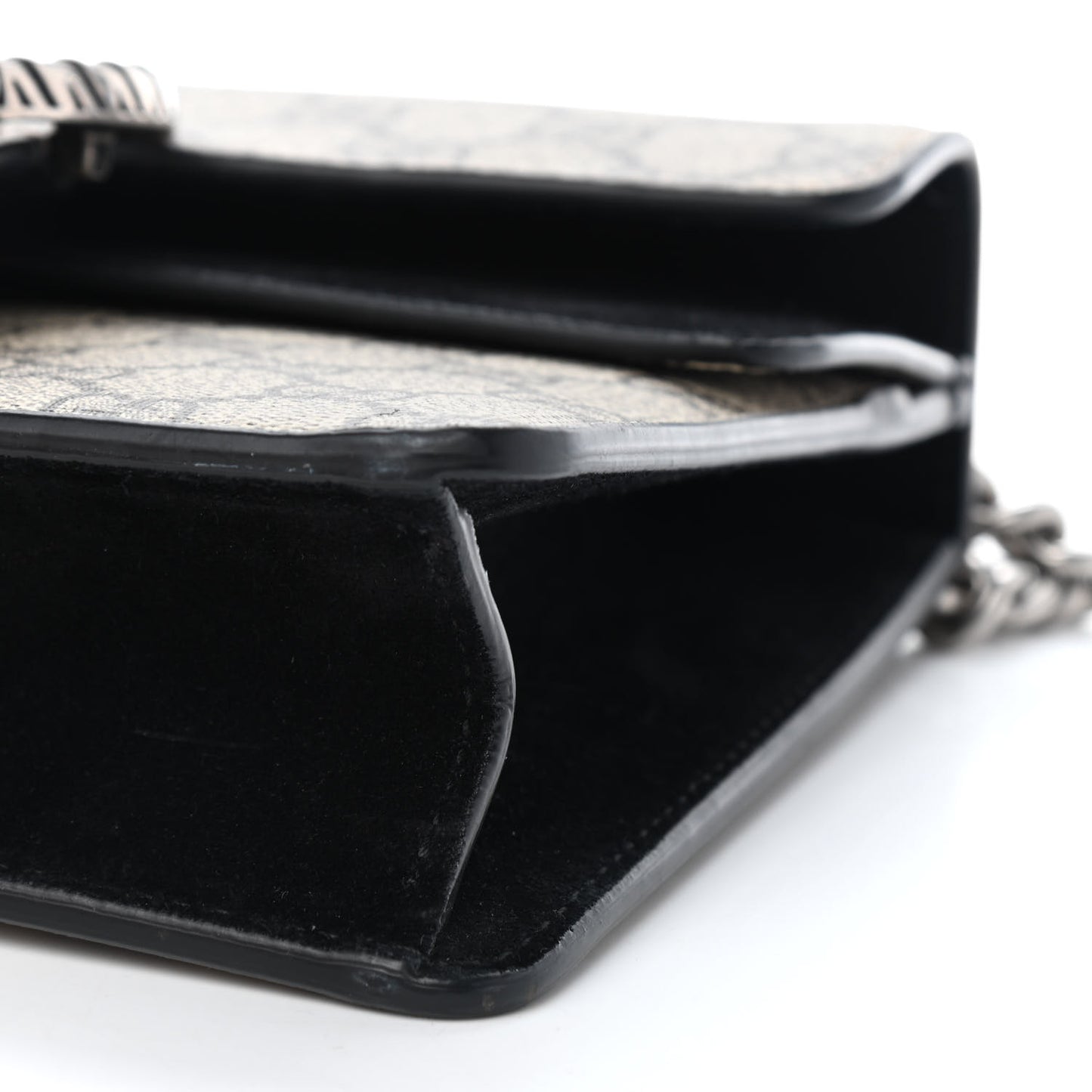 GG Supreme Monogram Mini Dionysus Shoulder Bag Black