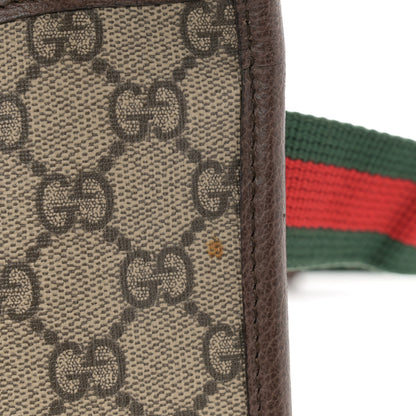 Gucci GG Supreme Monogram Neo Vintage Web Belt Bag Brown 11 of 12