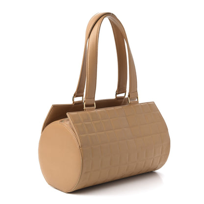 Chanel Lambskin Chocolate Bar Quilted Bag Beige 3 of 12