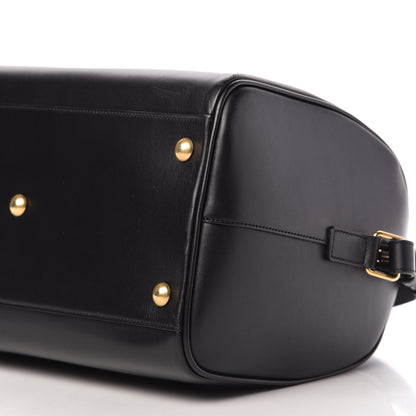 Saint Laurent Calfskin Classic Duffle 6 Black 7 of 11