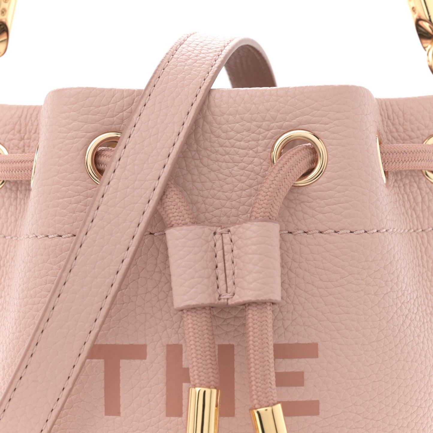 Grained Calfskin The Bucket Bag Powder