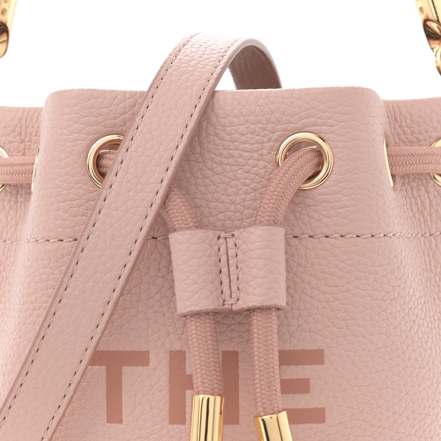 Marc Jacobs Grained Calfskin The Bucket Bag Powder 9 of 11