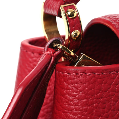 Louis Vuitton Taurillon Mini Capucines Scarlet 12 of 15
