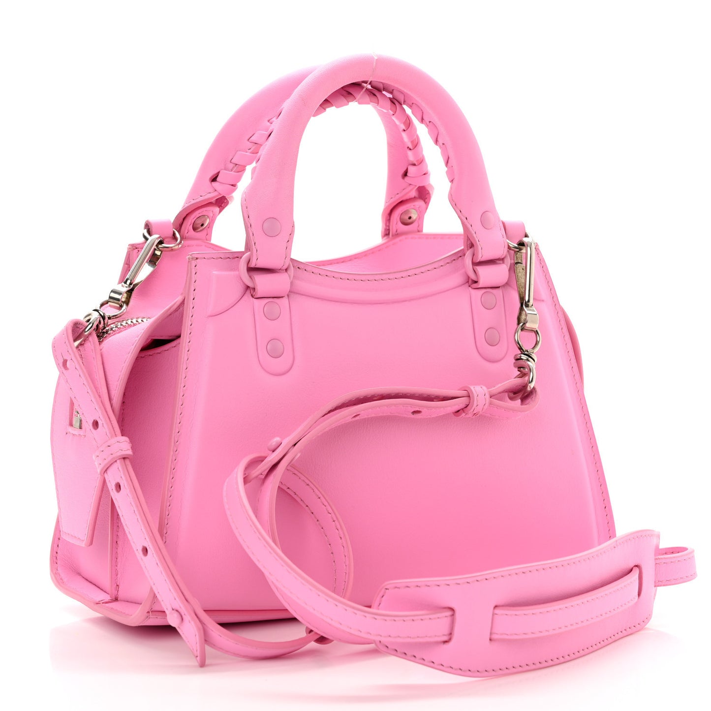 Cake Calfskin Tonal Hardware Mini Neo Classic City Rose