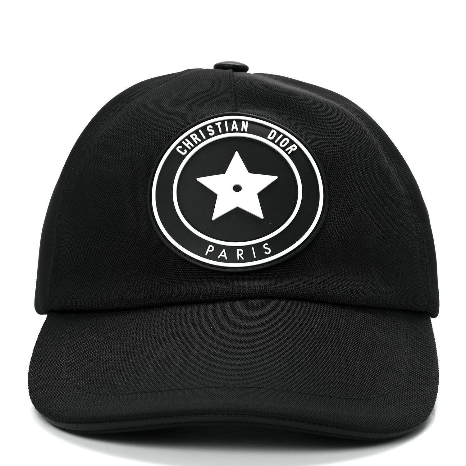 Christian Dior Cotton D-Player Cap 57 Black 2 of 8