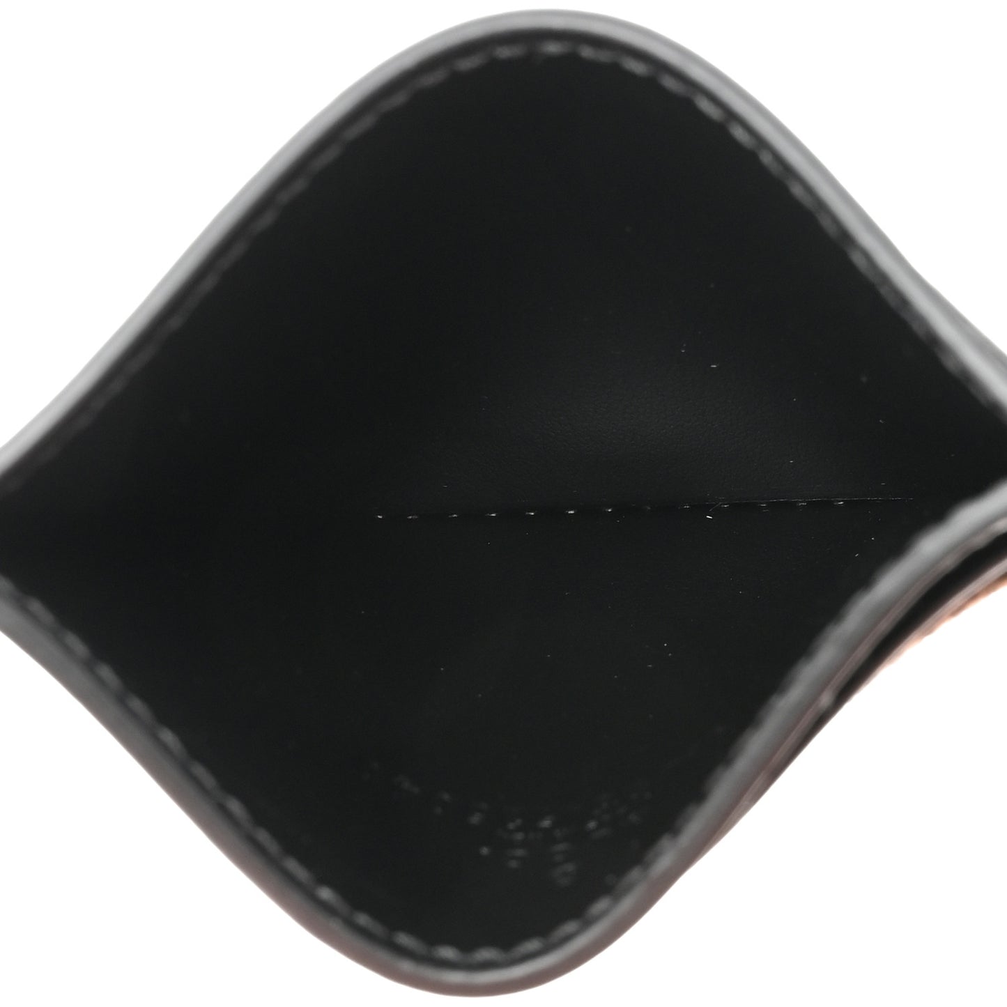 GG Supreme Monogram Calfskin Card Holder Beige Black
