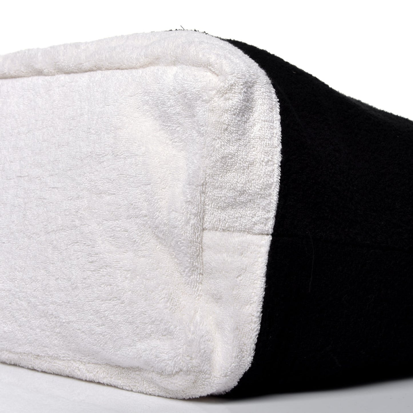 Terry Cotton CC Beach Tote Towel Set Black White