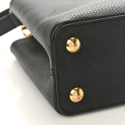 Louis Vuitton Taurillon Capucines BB Black 8 of 9