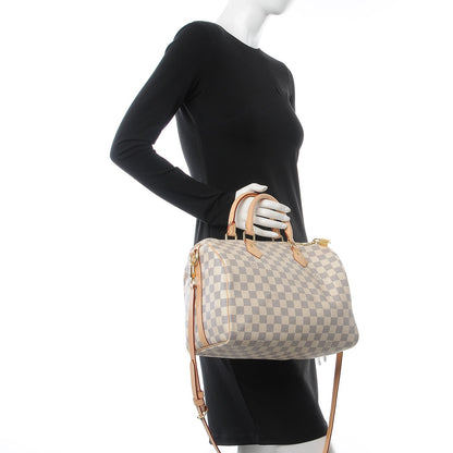 Louis Vuitton Damier Azur Speedy Bandouliere 30 3 of 11