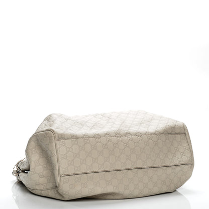 Gucci Guccissima Large Sukey Tote Mystic White 4 of 7