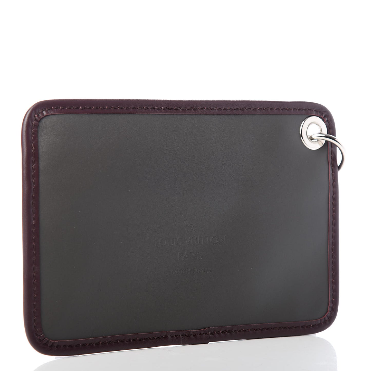 Calfskin Monogram Patchwork Pouch Black