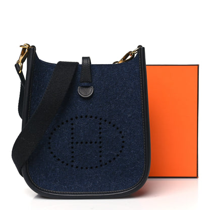 Hermes Feutre Swift Evelyne TPM Bleu Nuit Black 11 of 11