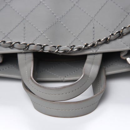 Chanel Grained Calfskin Small CC Pocket Tote Grey 10 of 17