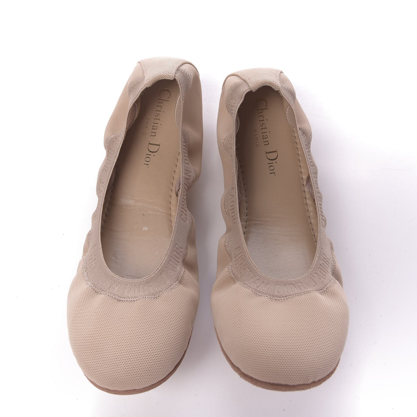 Micro Resille Academy Ballerina Flats 37.5 Nude