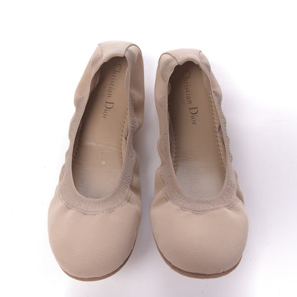 Christian Dior Micro Resille Academy Ballerina Flats 37.5 Nude 6 of 11