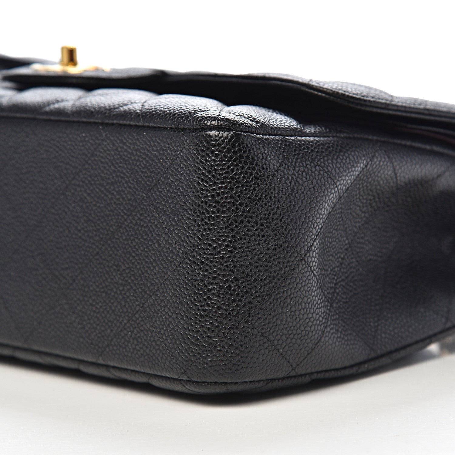 Chanel Caviar Quilted Jumbo Double Flap Black 9 of 11