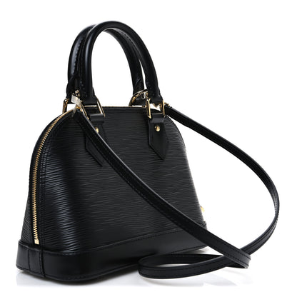 Louis Vuitton LV X TM Epi Alma BB Black 3 of 10