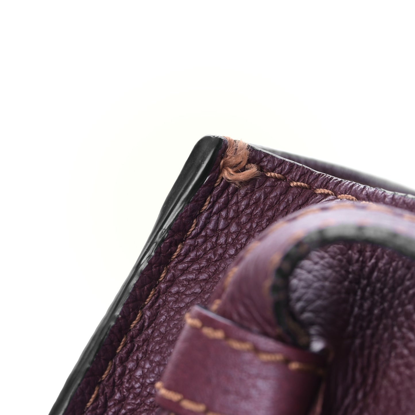 Grained Calfskin Small Marcie Saddle Bag Wild Purple