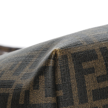 Fendi Zucca Spalmati Medium Roll Tote Tobacco Viola 9 of 11