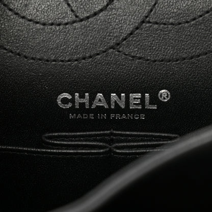 Chanel Sheepskin Chevron Quilted 2.55 Reissue 225 Double Flap So Black 6 of 10