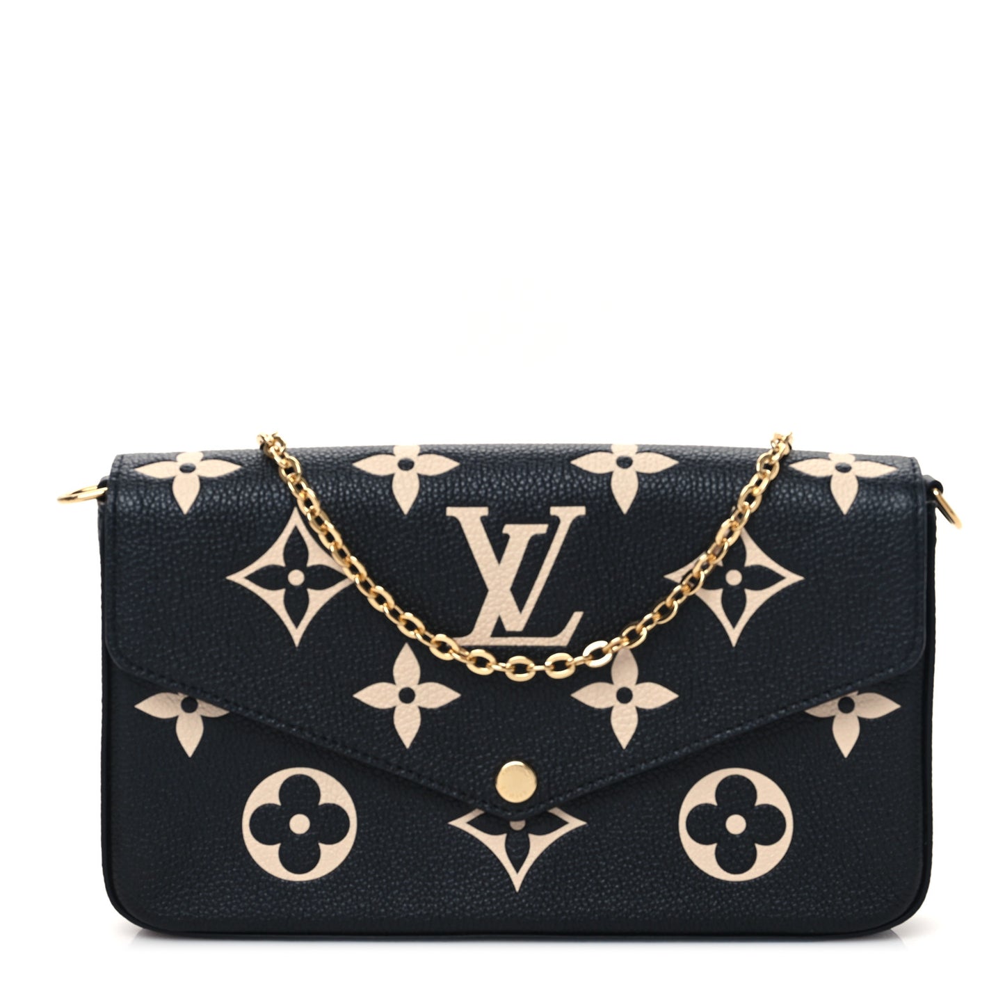Empreinte Monogram Giant Felicie Pochette Black Beige