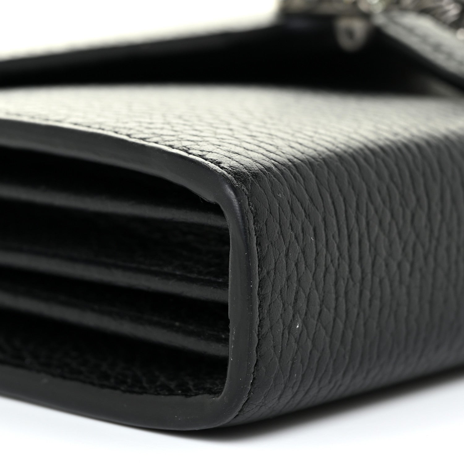 Gucci Calfskin Mini Dionysus Chain Wallet Black 9 of 13