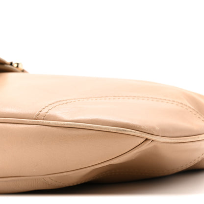 Burberry Calfskin Hillgate Hobo Beige 10 of 14