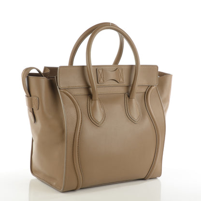 Celine Smooth Calfskin Mini Luggage Camel 3 of 8