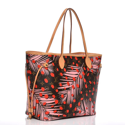 Louis Vuitton Monogram Jungle Dots Neo Neverfull MM Sugar Pink Poppy 4 of 12