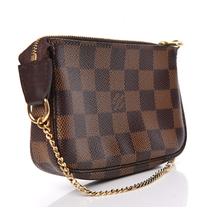 Louis Vuitton Damier Ebene Mini Pochette Accessories 3 of 8