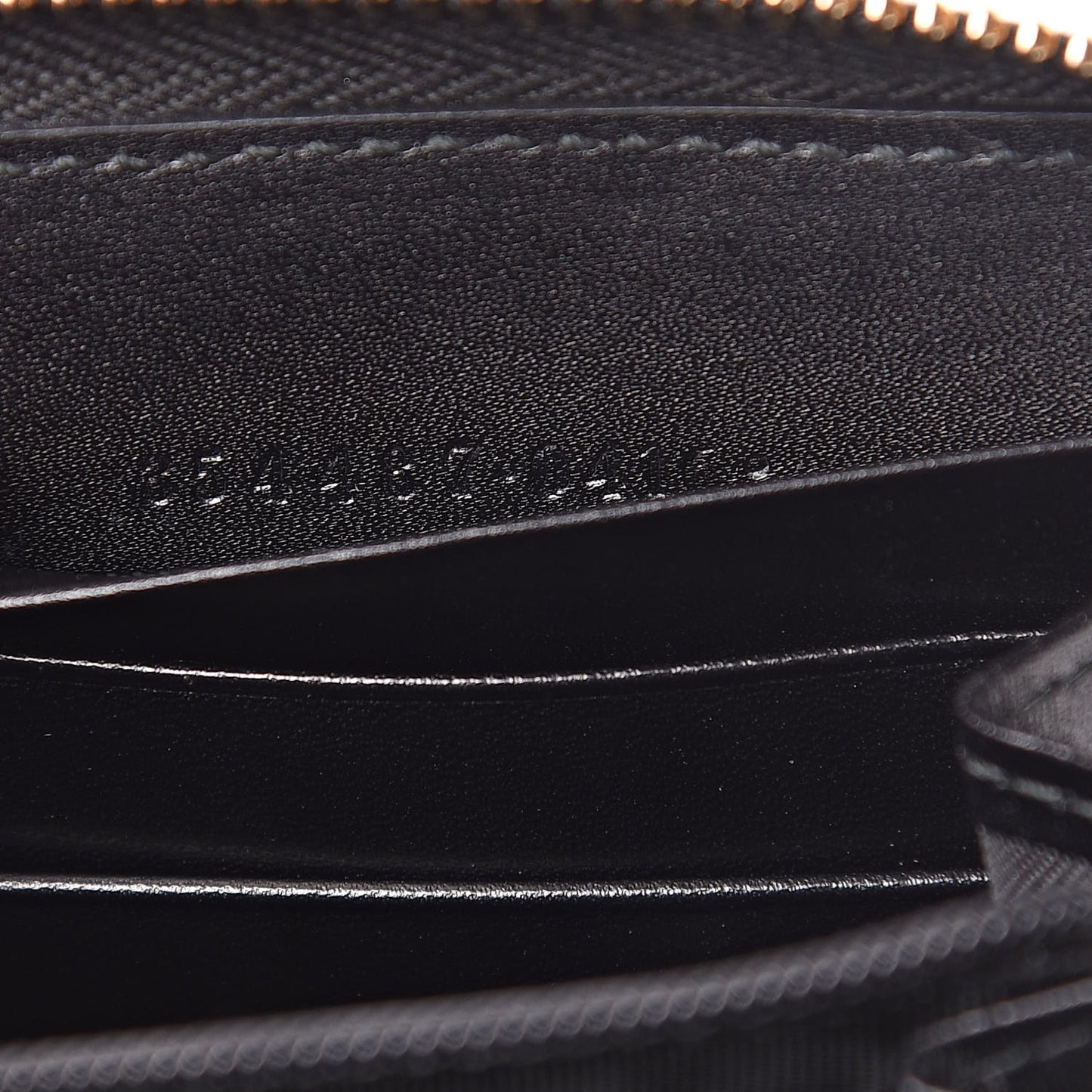 Bright Diamante GG Monogram Wallet Black