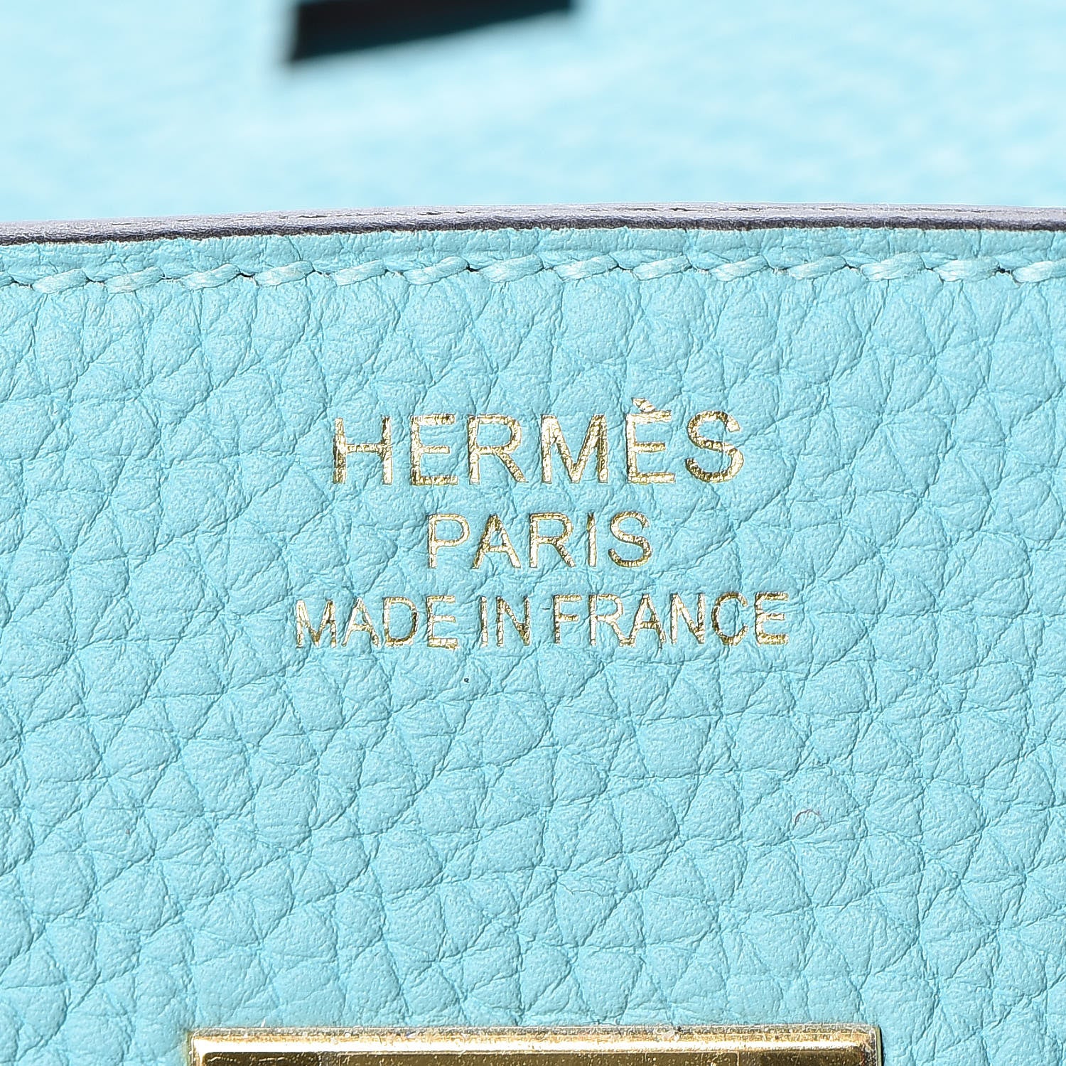 Hermes Togo Birkin 35 Bleu Atoll 20 of 36
