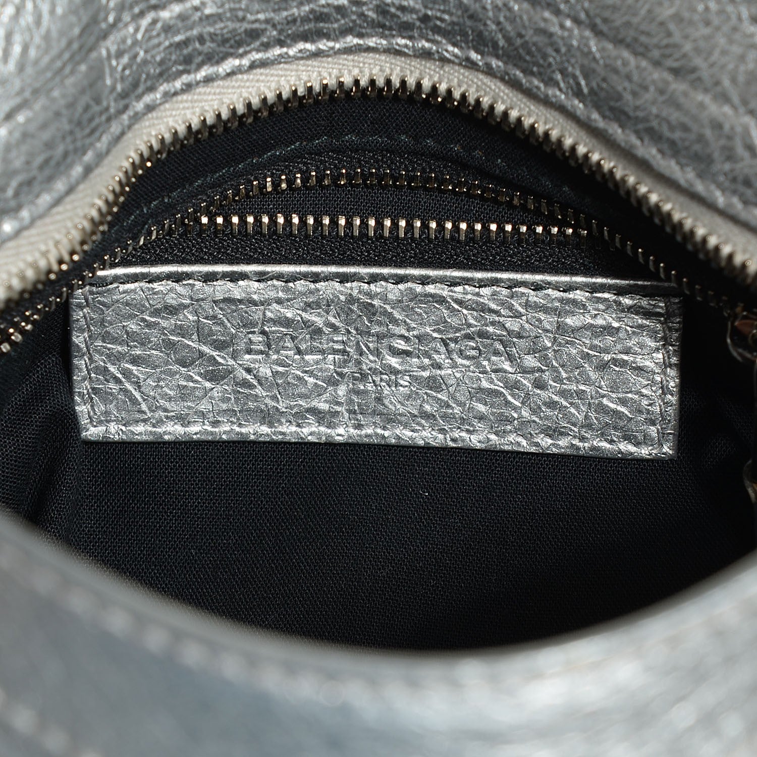 Balenciaga Agneau Giant 12 Silver Hardware Mini City Gris Aluminum 7 of 10