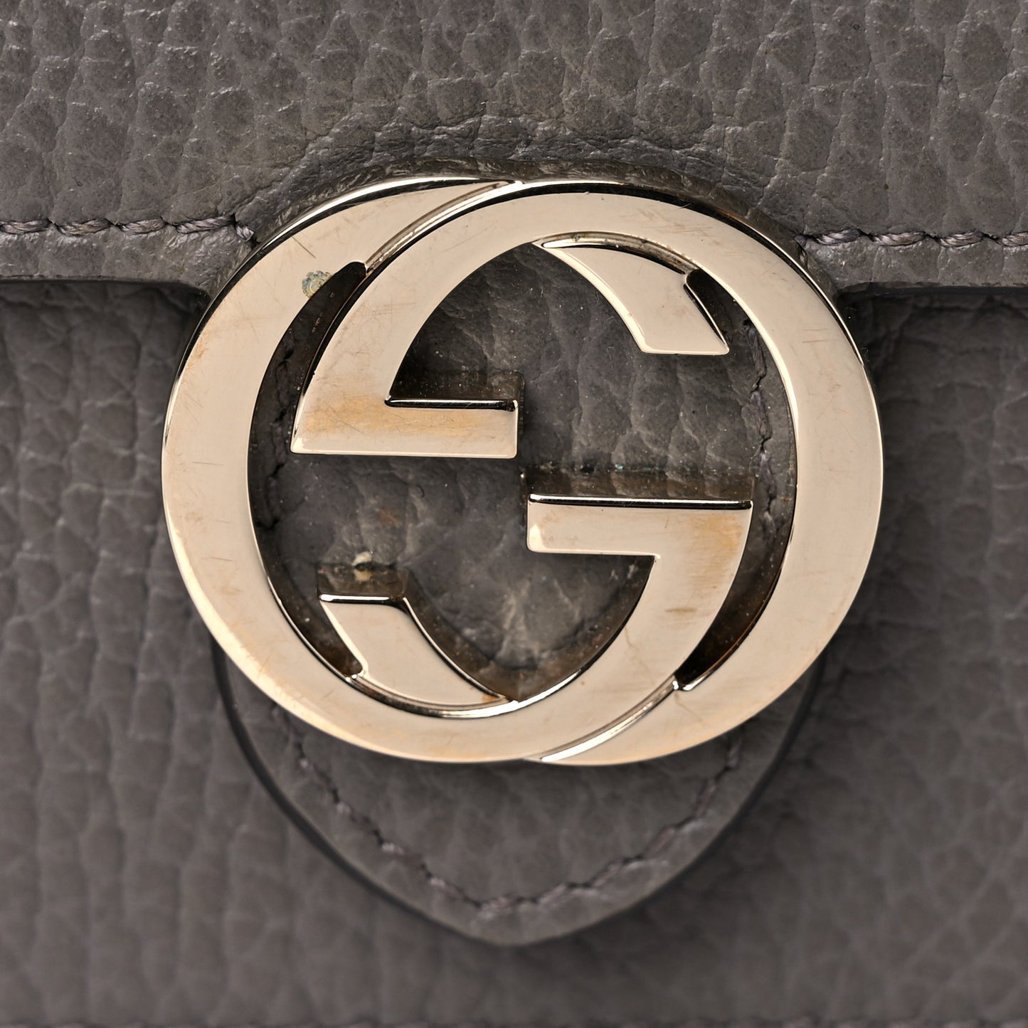 Dollar Calfskin Interlocking G Chain Wallet Loess