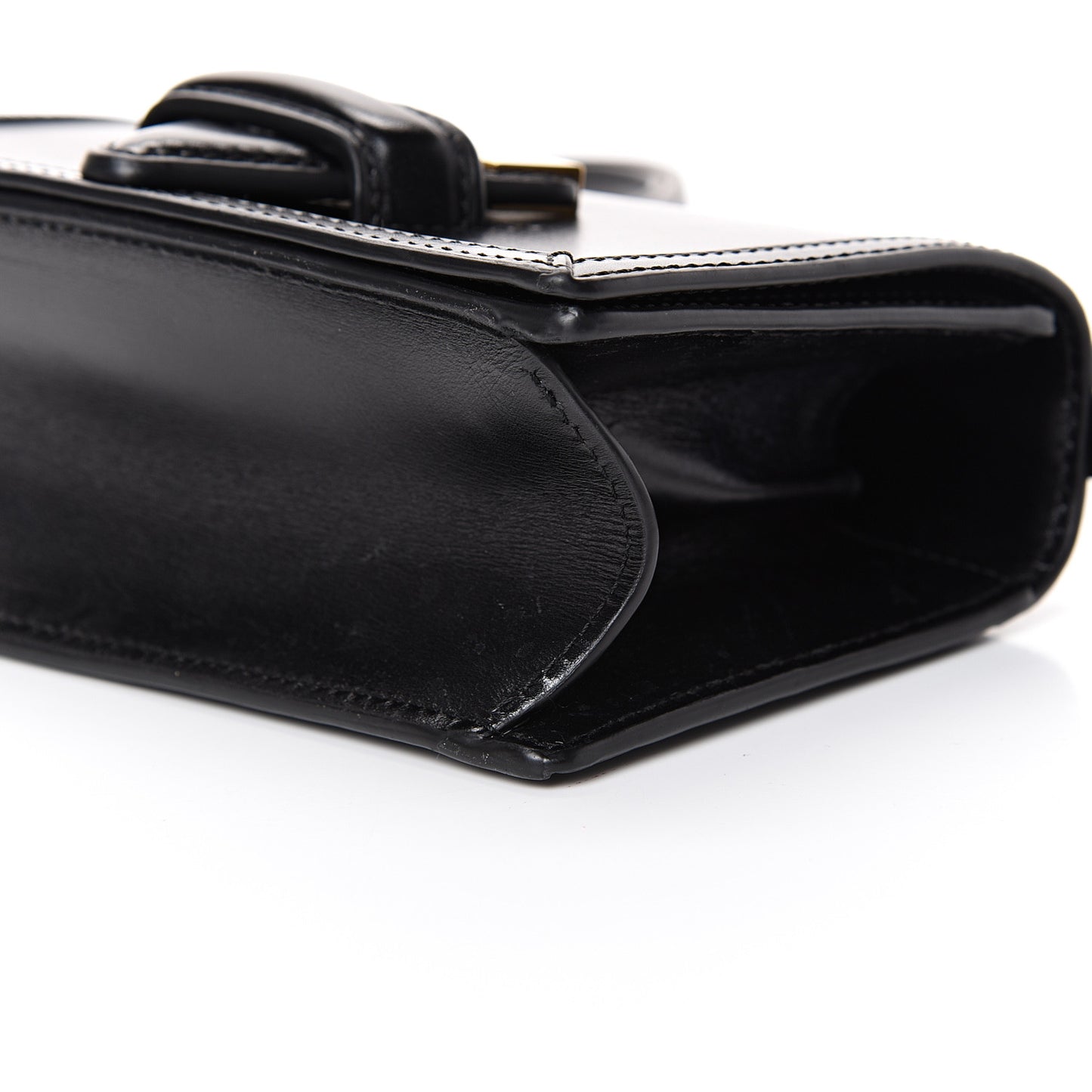 Calfskin Small Barcelona Shoulder Bag Black