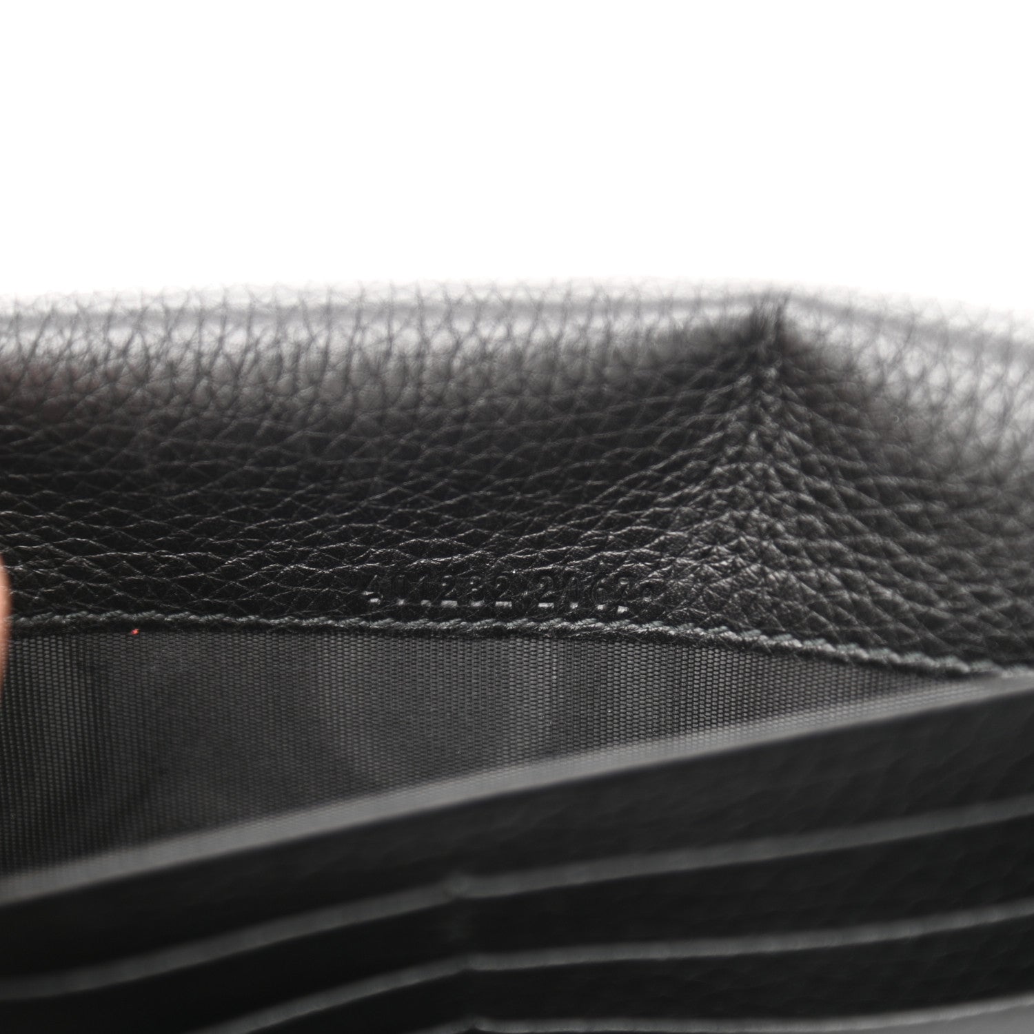 Gucci Calfskin GG Marmont Chain Wallet Black 7 of 13