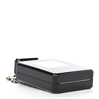 Chanel Plexiglass Perfume Bottle Clutch Black 4 of 9