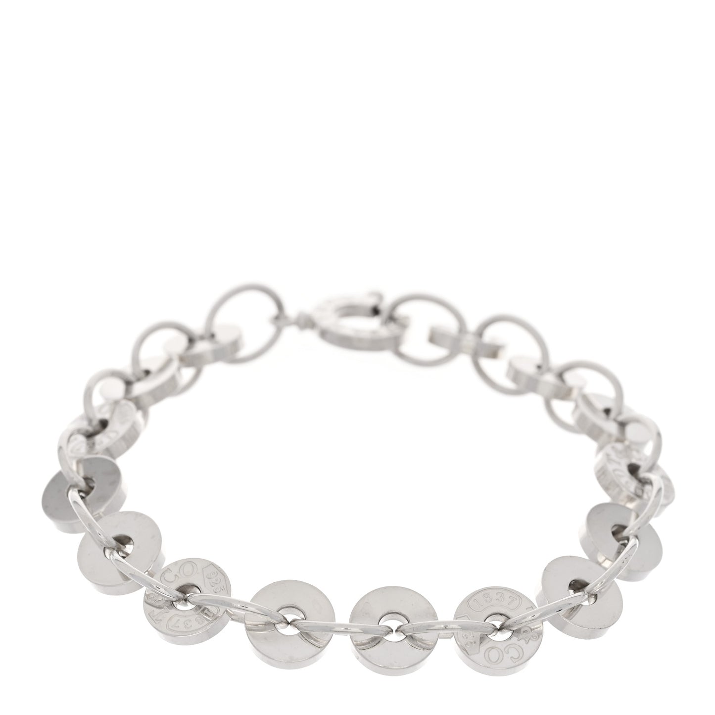 Sterling Silver 1837 Circle Bracelet