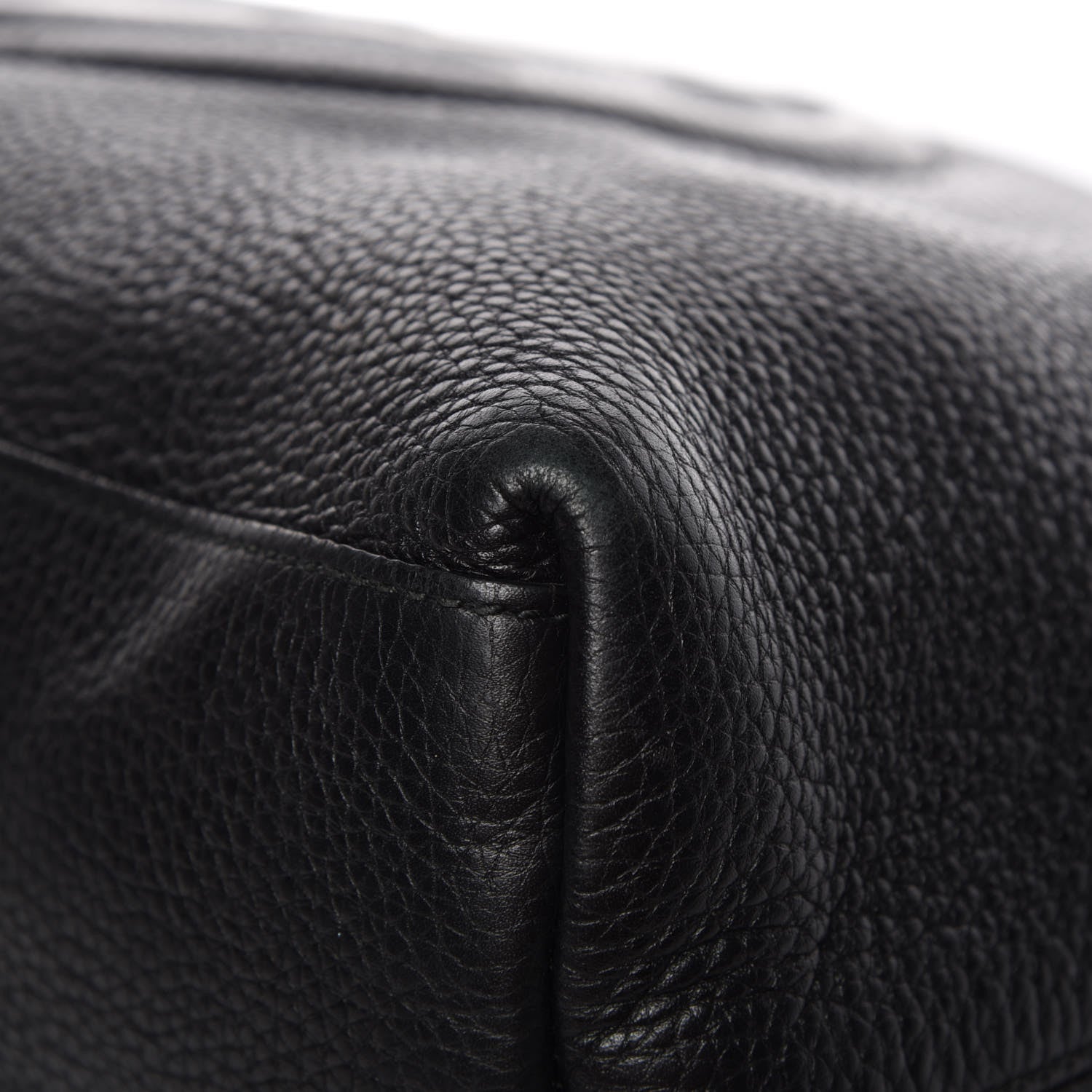 Gucci Pebbled Calfskin Medium Soho Chain Shoulder Bag Black 16 of 20