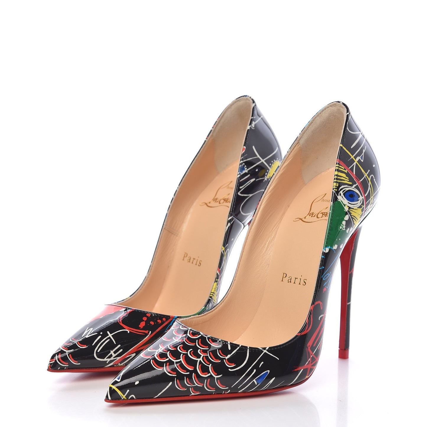 Patent Loubitag So Kate 120 Pumps 35 Black